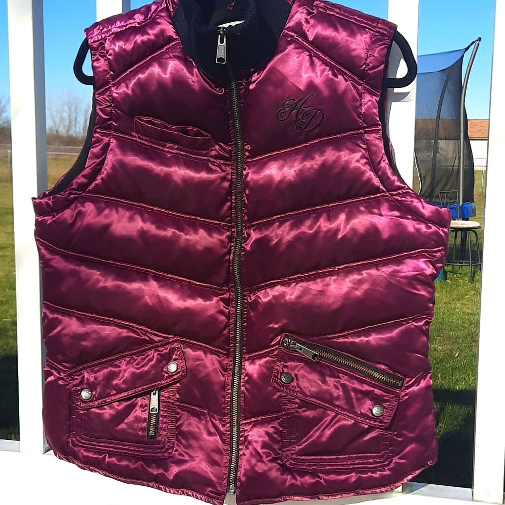 Harley Davidson XL puffer vest